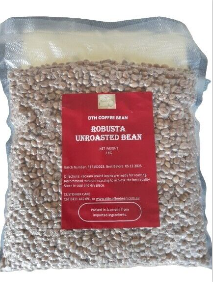 Raw Robusta Coffee Bean - 1 kilo